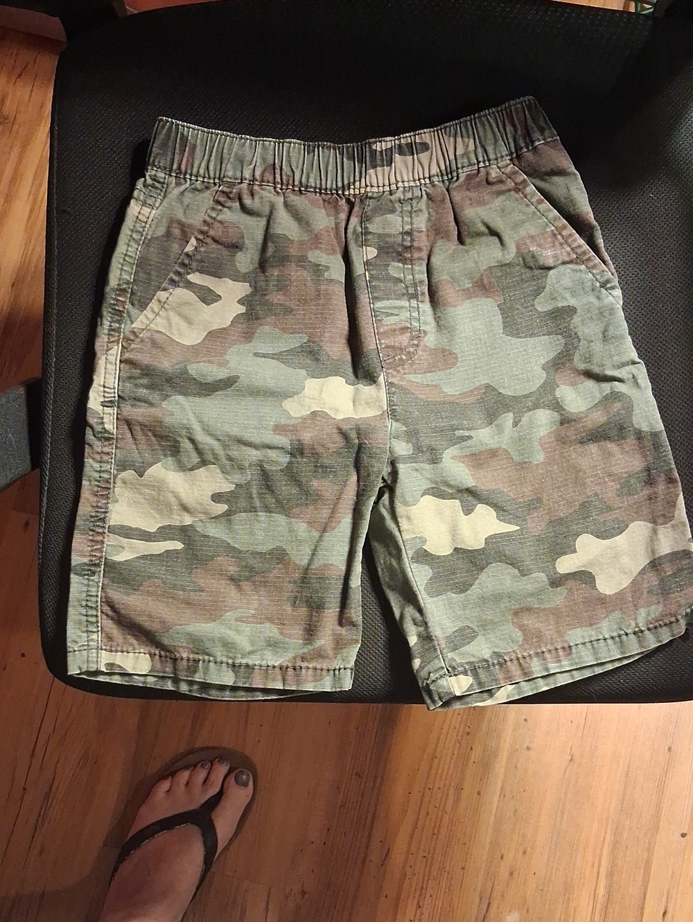 Levi's Boys  Green Camo Cargo Shorts